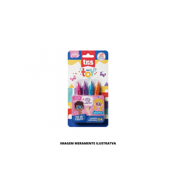 GIZ FACIAL - TRIS -  FASHION TOY CART 4UN